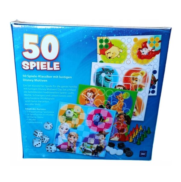 Gra Disney 50 Spiele, Wersja DE, Trefl