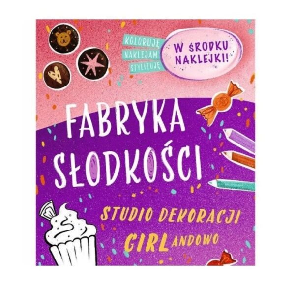 Kiążeczka Studio Dekoracji Girlandowo Fabryka słodkości, Trefl