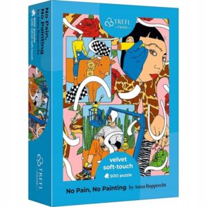 Puzzle Prime Velvet No Pain, No Painting 500 elementów, Trefl