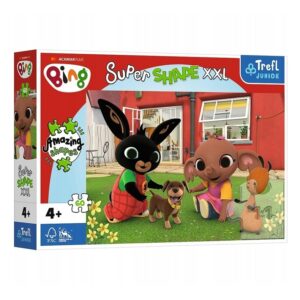 Puzzle Zabawa z pieskiem Bing 60 elementów, Trefl
