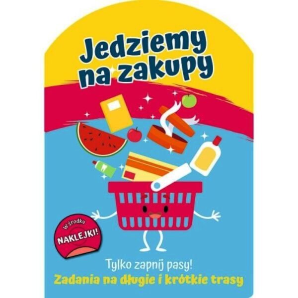 Książeczka Tylko zapnij pasy! Jedziemy na zakupy, Trefl
