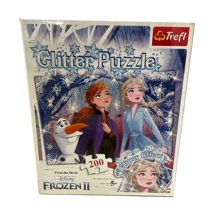 Puzzle z brokatem Disney Frozen 200 elementów, Trefl
