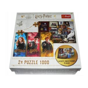 Puzzle Harry Potter Świat Magii 2 x 1000 elementów, Trefl