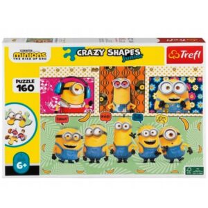 Puzzle Minionki Crazy Shapes 160 elementów, Trefl