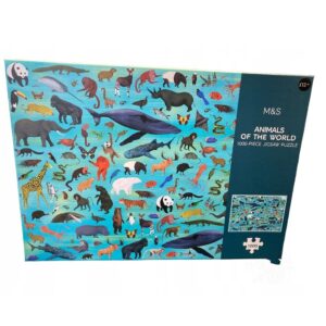 Puzzle Hacche Animals of the world 1000 elementów, M&S