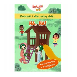 Książeczka Bobaski i Miś robią dziś? Ha, ha!, Trefl