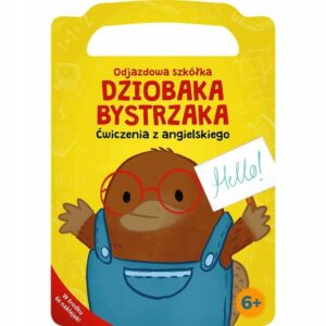 Książeczka Odjazdowa szkółka Dziobaka Bystrzaka Ćwiczenia z angielskiego, Trefl