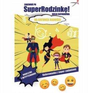 Książeczka Zadzwoń po SuperRodzinkę Na ratunek radości , Trefl