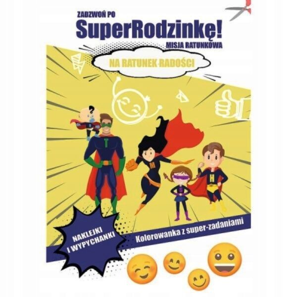 Książeczka Zadzwoń po SuperRodzinkę Na ratunek radości , Trefl