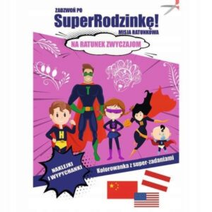 Książeczka Zadzwoń po SuperRodzinkę Na ratunek zwyczajom, Trefl