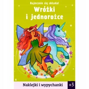 Książeczka Bajecznie się składa Wróżki i jednorożce, Trefl
