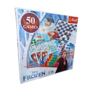 Gra Disney Frozen 50 Games, wersja miemiecka, Trefl