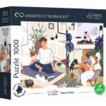 Puzzle Prime Yoga, Cats & Coffee: Peace of Mind 1000 elementów, Trefl