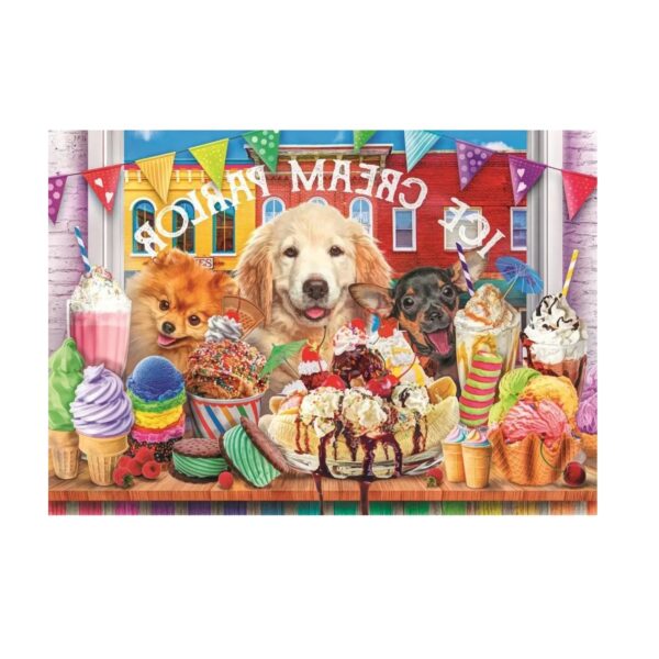 Puzzle Prime Doggy Peekers 1000 elementów, Trefl
