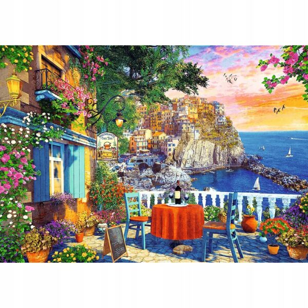 Puzzle Widok na Cinque Terre 1000 elementów, Trefl