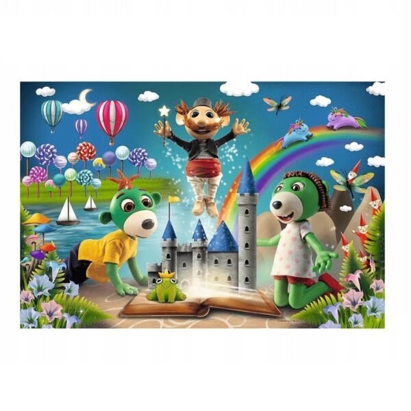 Puzzle Bajkowy wieczór z Treflikami 100 elementów, Trefl