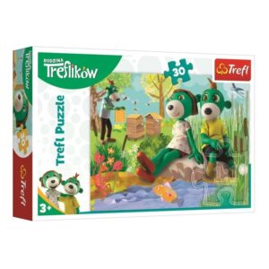 Puzzle Trefliki nad stawem 30 elementów, Trefl