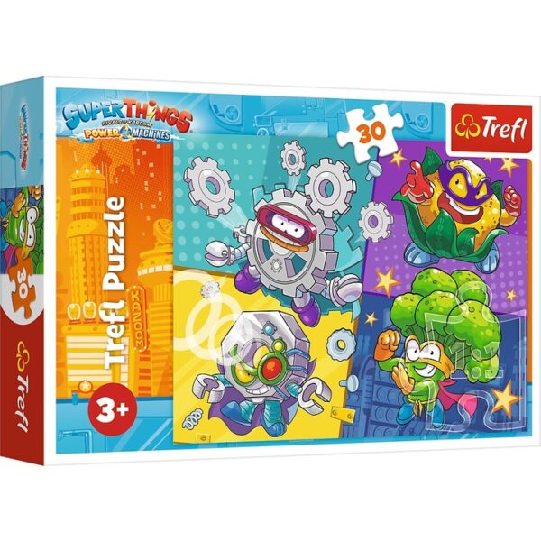Puzzle Superbohaterowie Super Things 30 elementów, Trefl