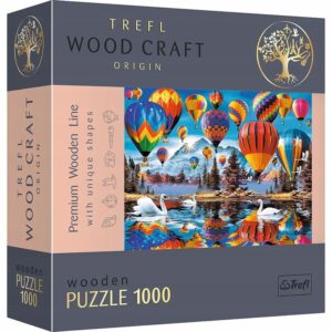 Puzzle Drewniane Kolorowe balony 1000 elementów, Trefl