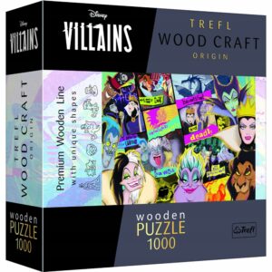 Puzzle drewniane Villains Zlot Złoczyńców 1000 elementów, Trefl