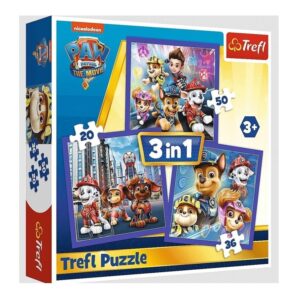 Puzzle 3w1 Psi Patrol gotowy do akcji, Trefl