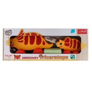 Zabawka drewniana Triceratops, Trefl