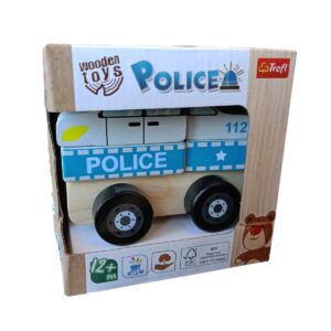 Drewniany pojazd Policja, Trefl