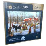 Puzzle The Log Cabin Ch.Genest Large Pieces 500 elementów, Trefl