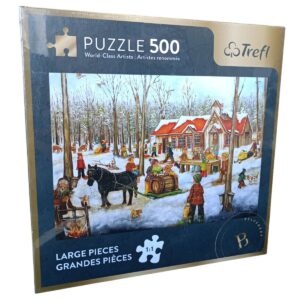 Puzzle The Log Cabin Ch.Genest Large Pieces 500 elementów, Trefl