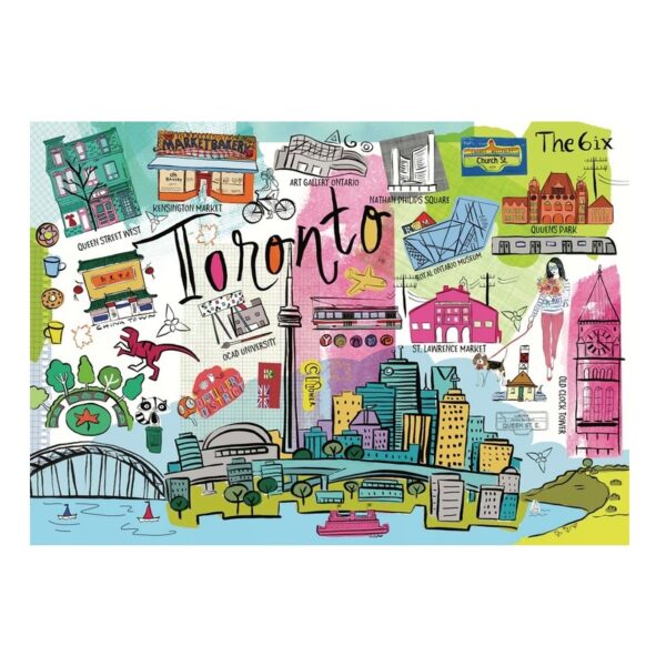 Puzzle Toronto Farida Zaman 1000 elementów, Trefl