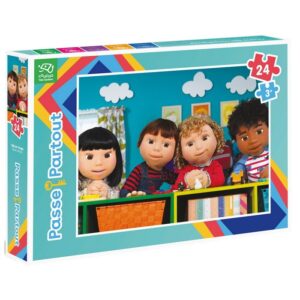 Puzzle Passe Partout Cannelle & Pruneau 24 elementy, Coucou