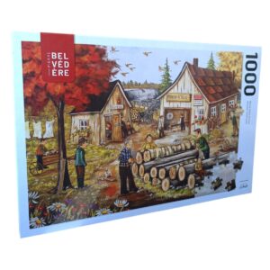 Puzzle Moulin A Scie Ch.Genest 1000 elementów, Trefl