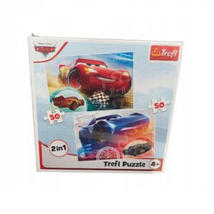 Puzzle 50+50 Cars 3 100 elementów, Trefl