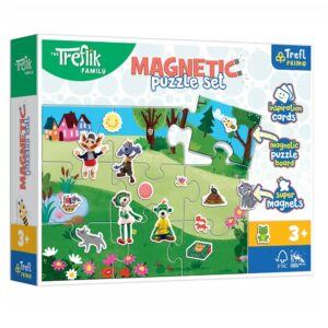 Puzzle magnetyczne Treflikowy dzień 73 elementy, Trefl