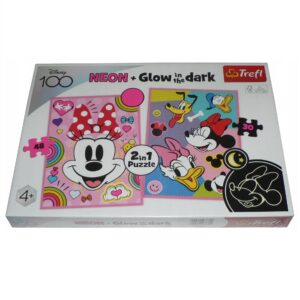 Puzzle Neon + Glow in the dark Disney Miki, Trefl