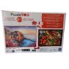 Puzzle 2w1 Manarola Włochy i włoskie przysmaki 900 elementów, Trefl
