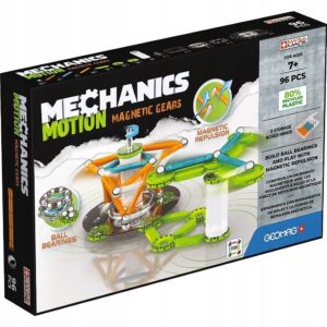 Klocki Mechanics Motion Magnetic Gears 96 elementów, Geomag