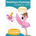 Książeczka Detektyw Flamingo i tajemnicze szyfry Zapraszamy do stołu, Trefl