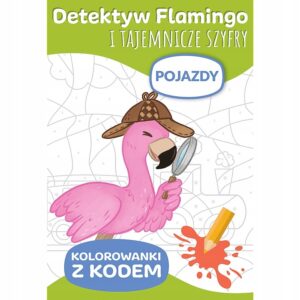 Książeczka Detektyw Flamingo i tajemnicze szyfry Pojazdy, Trefl