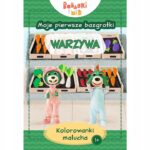 Książeczka Bobaski i Miś Moje pierwsze bazgrołki Warzywa, Trefl