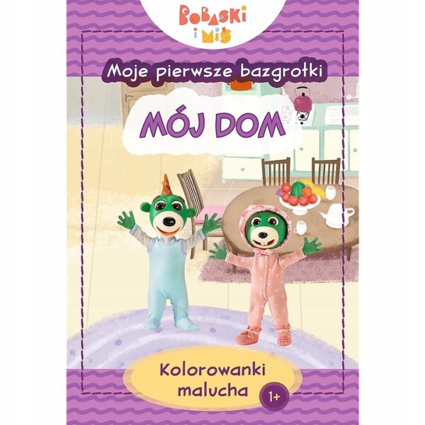 Książeczka Bobaski i Miś Moje pierwsze bazgrołki Mój dom, Trefl