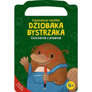 Książeczka Odjazdowa szkółka Dziobaka Bystrzaka Ćwiczenia z pisania, Trefl