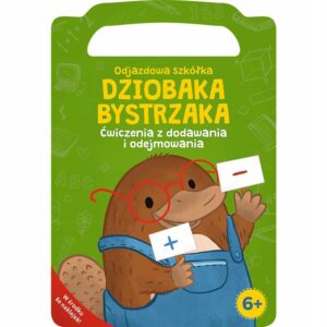 Książeczka Odjazdowa szkółka Dziobaka Bystrzaka Ćwiczenia z dodawania i odejmowania, Trefl