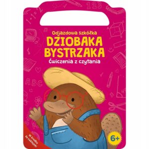 Książeczka Odjazdowa szkółka Dziobaka Bystrzaka Ćwiczenia z czytania, Trefl